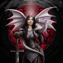 Crystal Art Kit Valour, Anne Stockes mir bedrucktem Keilrahmen  70 x70 cm 