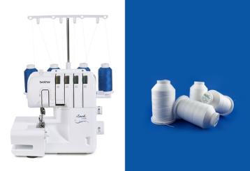 Bother 2104D Overlock inklusive Madeira Starter Garnset 