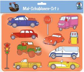 Mal-Schablonen-Set 2 6 transparente Schablonen 