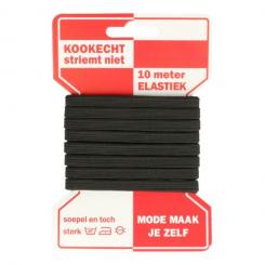 Elastik 6mm, schwarz 10m 