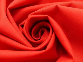 Baumwoll-Fahnentuch Hochrot, Breite 150m 
