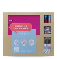 A5 Creative Kit Clipbook Fuchsia 