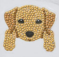 Crystal Art Motiv Kit, Dog 9x9cm 