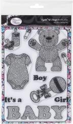 Crystal Art Stamps Bundle Of Joy A5 