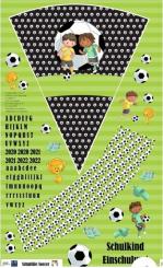 Schultüte Soccer, Panel French Terry Druck 