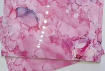 Flockfolie Ink alcink pink A4 
