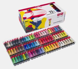 Amsterdam Acrylics Set, 72x20ml General Selection Set 