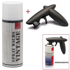 Vintage Spray Wachs 400ml + Spray Gun 