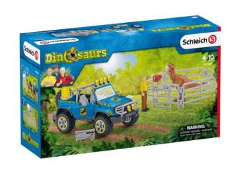 Geländewagen mit Dino- Außenposten 