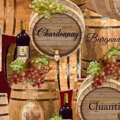 Baumwollstoff Cheers to You, Winery Neutral, Breite 112cm 