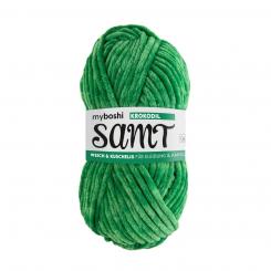 myboshi Samt, Chenille-Garn, Farbe 822 Krokodil 