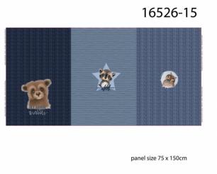 French Terry Teddy / Eule / Waschbär 