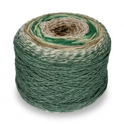 Regenbogen Jaqcuard 4-fädriges Garn, Himalaya 