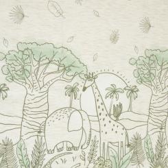 "Wild Bordüre" 150cm 90% CO / 10%EA 