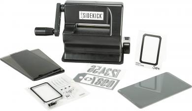 Sizzix Sidekick Starter Kit, Black Stanzmaschine, 24 Teile 
