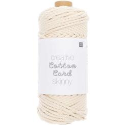 Creative Cotton Cord Skinny, natur 55m, D: 3mm, Farbe 001 