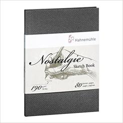 Nostalgie Skizzenbuch A4 190g/m², 80 Seiten, Hochformat 