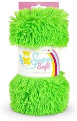 Kullaloo Plüschstoff Shaggy, 20mm hellgrün 
