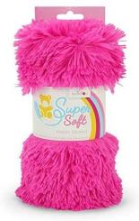 Kullaloo Plüschstoff Shaggy, 20mm Pink 