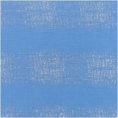 Krinkelmusselin  azur, hot foil Breite 130cm 