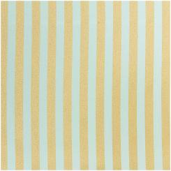 Baumwollstoff Rico Design Stoff Stre Streifen mint-gold 140cm 