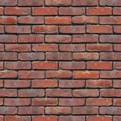 Baumwollstoff Landscape Medley Brick Wall Red, Breite 112cm 