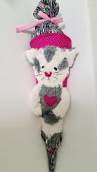 Schultüte Kater Karlo Nähset mit 80cm Innentüte 