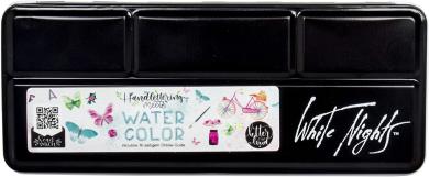 White Nights Aquarellkasten Influencerin, 12 ganze Näpfchen 
