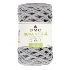 Recyceltes Baumwollgarn 2mm, h.-grau DMC Nova Vita Nr.4, 250g 
