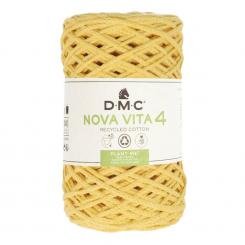Recyceltes Baumwollgarn 2mm, gelb DMC Nova Vita Nr.4, 250g 