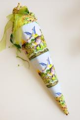 Schultüte Dino fertig genäht mit 80cm Innentüte 