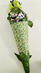 Schultüte Bambus/ Panda Nähset mit 80cm Innentüte 