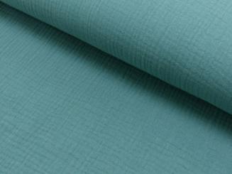 Double- Gauze UNI rauchpetrol 