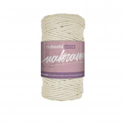 Makramee-Garn natur 4mm gezwirnt, Lauflänge 100m 