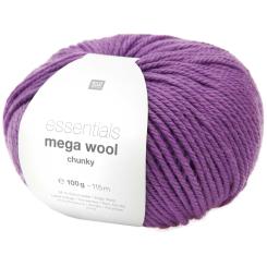 Mega Wool chunky, Lila Farbe 031 