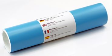 Wandtattoo-Plotterfolie matt H.-blau 21 x 300cm, selbstklebend 