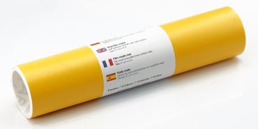 Wandtattoo-Plotterfolie matt Gold- gelb,21 x 300cm, selbstklebend 