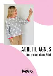 Papierschnittmuster von Echt Knorke adrette agnes 