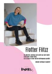 Papierschnittmuster von Echt Knorke flotter flitz 