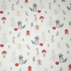 Baumwolljersey *Forrest Party* 90% BW / 10% EA 