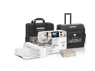 BERNINA B 590 Crystal Edition inkl. Stickmodul + Trolley + Inspirationst 