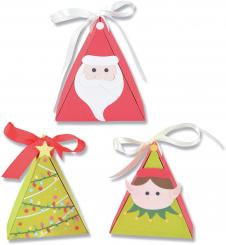 Sizzix Stanz-u.Prägeschablone Christmas Character Box, 15-teilig 