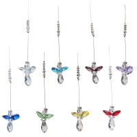 Suncatcher Engel 3cm blau farblich sortiert 