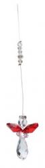 Suncatcher Engel 3cm Rot 