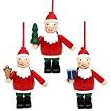 Anhänger Santa sortiert 4x5x7 cm       pro Stück 