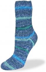 Flotte Socke 6 fach Blue 150g grün blau jeans 