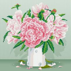 Pracht DIAMOND DOTZ Englische Rose 32x32 cm 