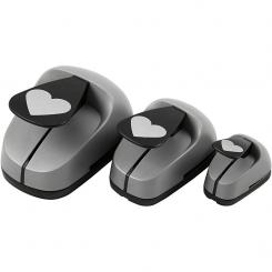 Stanzer-Set Herz Größe 25+49+75mm 