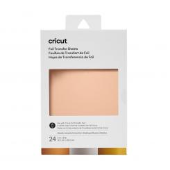 Cricut Foil Transfer Sheets Sampler 10,1x15,2cm, Metallic Sampler, 24 St 