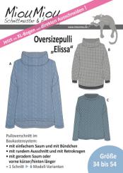 Miou Miou Oversizepulli *Elissa* Schnittmuster 